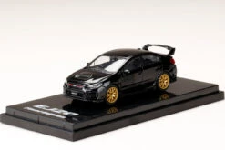 1/64 Hobby Japan Subaru WRX STI EJ20 Final Edition Black Diecast Car Model
