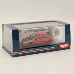 1/64 Hobby Japan Honda Civic (EG6) Customized Version With Engine Display Red Diecast Car Limited Collection Auto Toys Gift -Horizone 01f0ffde357cff7d31698dbeb80f05f1