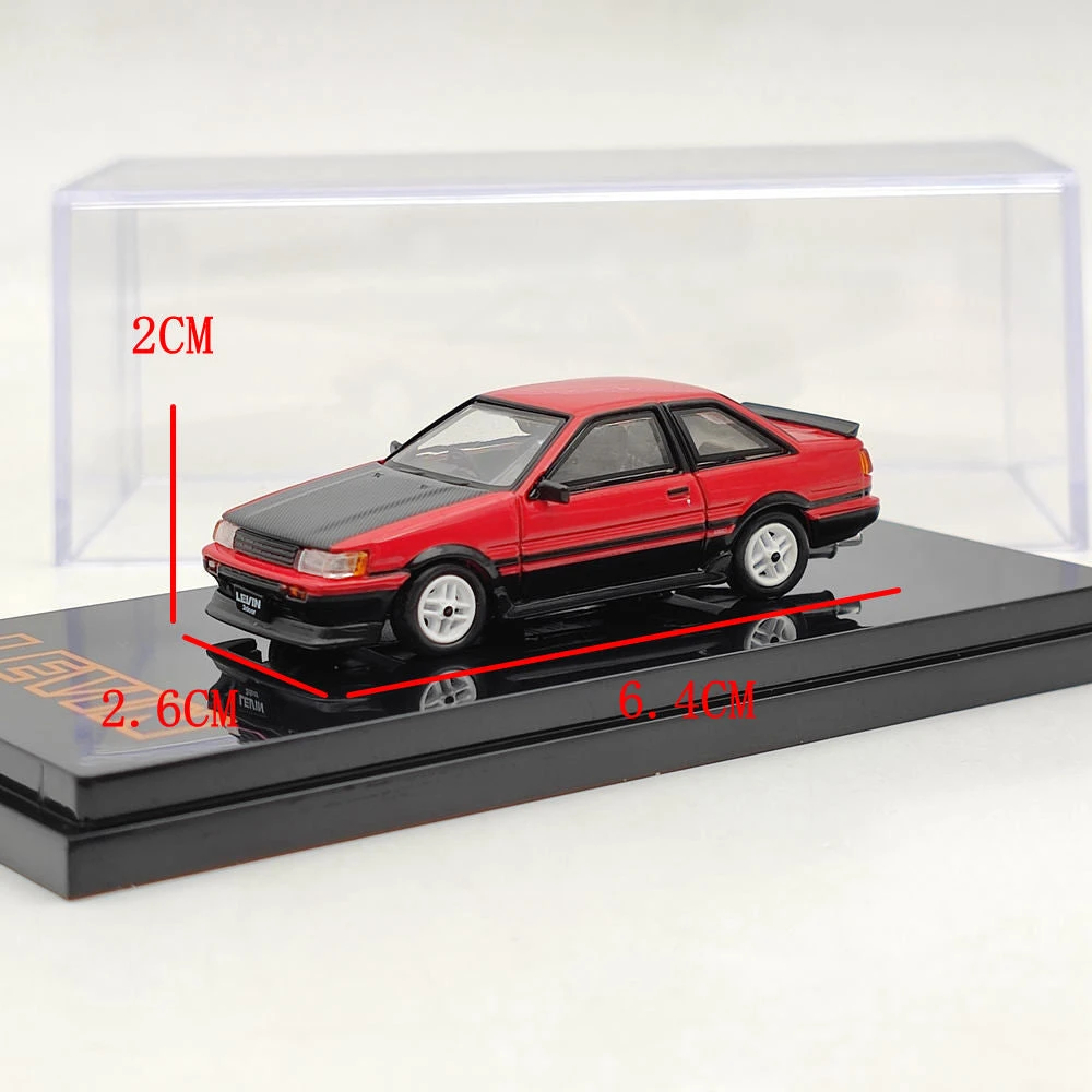1/64 Hobby Japan TOYOTA COROLLA LEVIN AE86 2 Door TOM'S IGETA WHEEL HJ641035TRK Diecast Model Toys Car Limited Collection Gift 6 1/64 Hobby Japan TOYOTA COROLLA LEVIN AE86 2 Door TOM'S IGETA WHEEL HJ641035TRK Diecast Model Toys Car Limited Collection Gift - Image 6