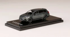 1/64 Hobby Japan SUBARU LEVORG STI Sport EyeSight Black Selection (VM / Type F）Magnetite Metallic Diecast Car Model