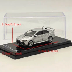 Hobby Japan 1/64 Mitsubishi Lancer Evolution X Cool Silver Metallic HJ641053AS Diecast Model Car -Horizone 1681b42b28b12c74c4e6f5d8358733ac