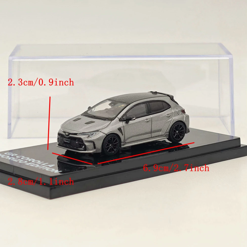 1:64 Hobby Japan Toyota GR COROLLA RZ MORIZO Edition Precious Metal HJ642067GM 2 1:64 Hobby Japan Toyota GR COROLLA RZ MORIZO Edition Precious Metal HJ642067GM - Image 2