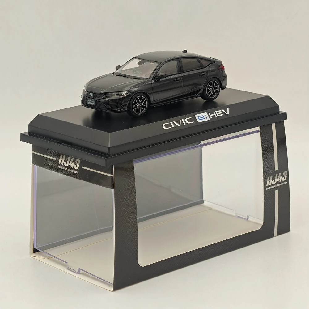 Hobby Japan 1/43 Honda CIVIC (FL4) E:HEV Crystal Black Pearl HJ433003BK Diecast Model Car Limited Collection 1 Hobby Japan 1/43 Honda CIVIC (FL4) E:HEV Crystal Black Pearl HJ433003BK Diecast Model Car Limited Collection