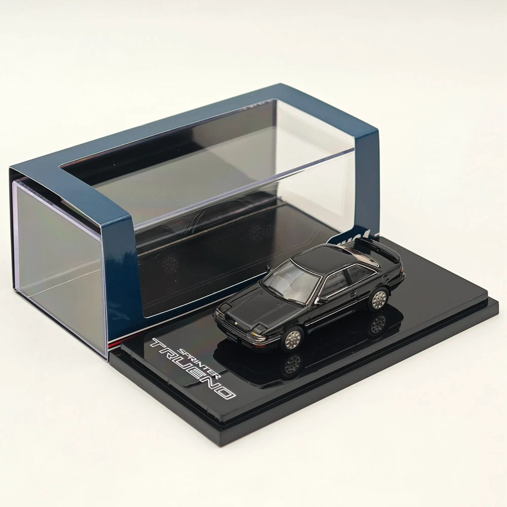 1/64 Hobby Japan Toyota SPRINTER TRUENO GT APEX AE92 Black Metallic Diecast 7 1/64 Hobby Japan Toyota SPRINTER TRUENO GT APEX AE92 Black Metallic Diecast - Image 7