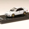 1/64 Hobby Japan SUBARU IMPREZA WRX (GC8) 1992 Customized Version With Engine Display Model White