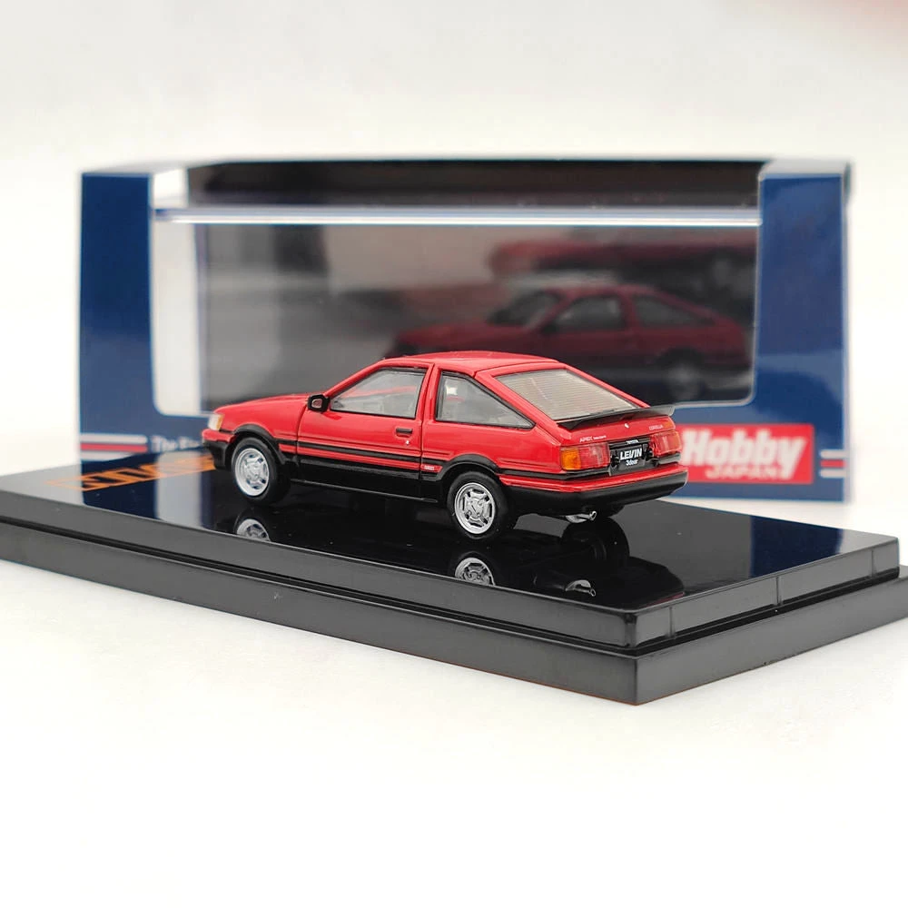 1/64 Hobby Japan TOYOTA COROLLA LEVIN AE86 3Door GT APEX 1983 Red HJ641037ARK Diecast Model Toys Car Limited Collection 3 1/64 Hobby Japan TOYOTA COROLLA LEVIN AE86 3Door GT APEX 1983 Red HJ641037ARK Diecast Model Toys Car Limited Collection - Image 3