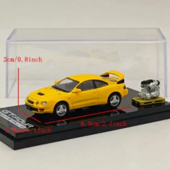 1/64 Hobby Japan Toyota CELICA GT-FOUR WRC Edition (ST205) W/ Engine HJ641064AY Yellow Diecast Models Car Collection Auto Toys Gift -Horizone 34d724523a9f065a8f1c7d4f9459e293