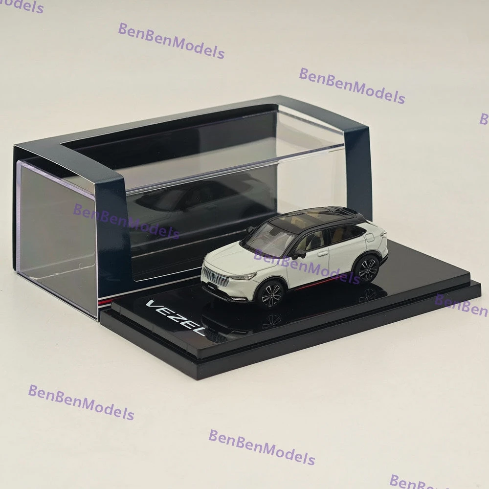 1/64 VEZEL E:HEV PLaY Premium Sunlight White Pearl HJ642071SW Hobby Japan 5 1/64 VEZEL E:HEV PLaY Premium Sunlight White Pearl HJ642071SW Hobby Japan - Image 5