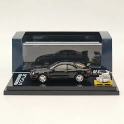 1/64 Hobby Japan Toyota CELICA GT-FOUR WRC Edition (ST205) W/ Engine HJ641064ABK Black Diecast Models Car Collection Auto Toys Gift