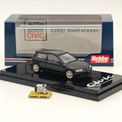 Hobby Japan 1/64 Honda CIVIC (EG6) Sir-S With Engine Display Model Granada Black(P) HJ641017SBK Diecast Models Car Collection -Horizone 3ca7bae074f43bc8118df27dab06a476
