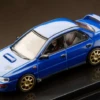 1/64 Hobby Japan SUBARU IMPREZA WRX (GC8) 1992 Customized Version With Engine Display Model Blue