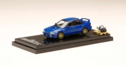 1/64 Hobby Japan SUBARU IMPREZA WRX (GC8) 1992 Customized Version With Engine Display Model Blue -Horizone 4 4 68870.1646657345