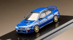 1/64 Hobby Japan SUBARU IMPREZA WRX (GC8) 1992 Customized Version With Engine Display Model Blue -Horizone 4 5 61232.1646657394