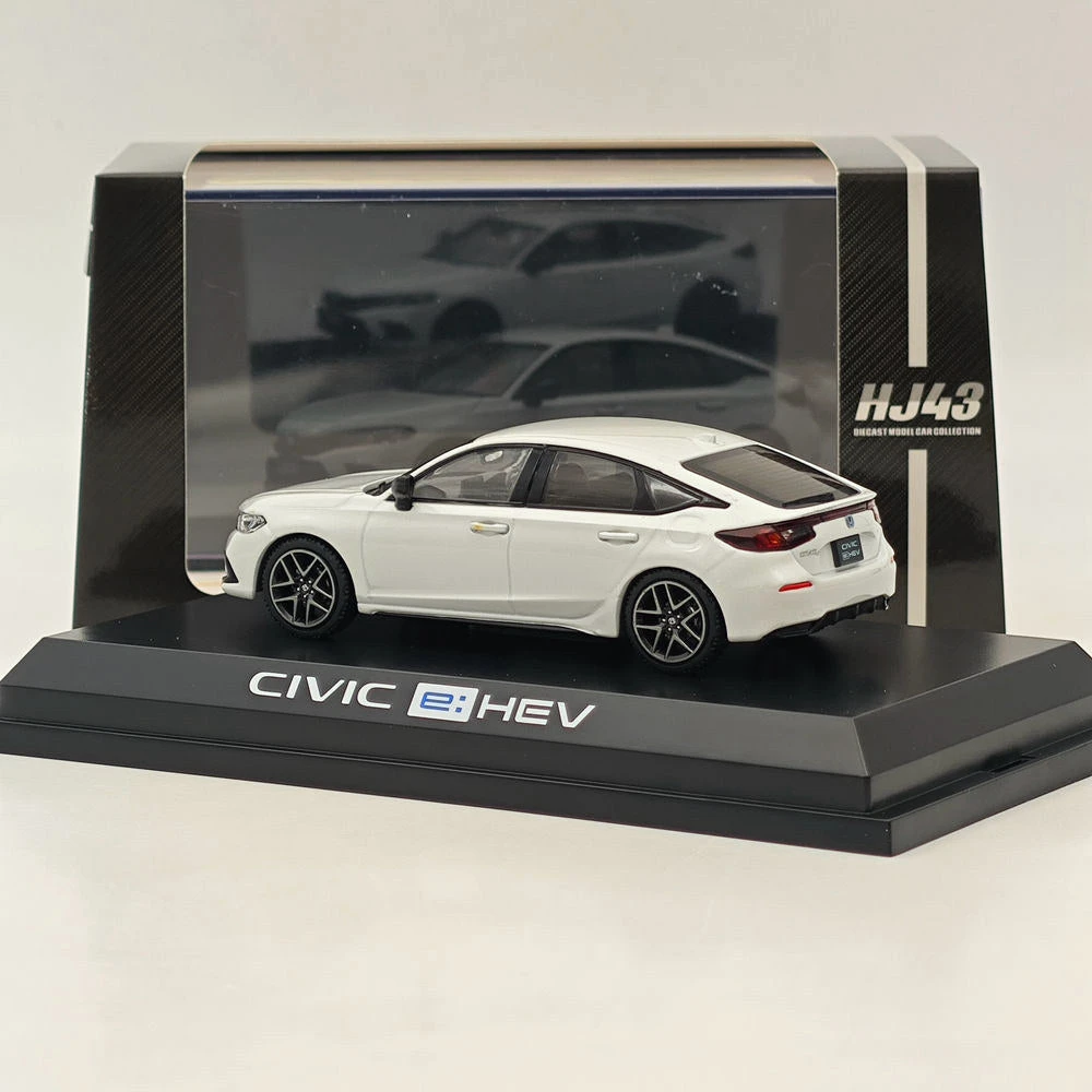 Hobby Japan 1/43 Honda CIVIC (FL4) E:HEV Platinum White(P) HJ433003W Diecast 4 Hobby Japan 1/43 Honda CIVIC (FL4) E:HEV Platinum White(P) HJ433003W Diecast - Image 4