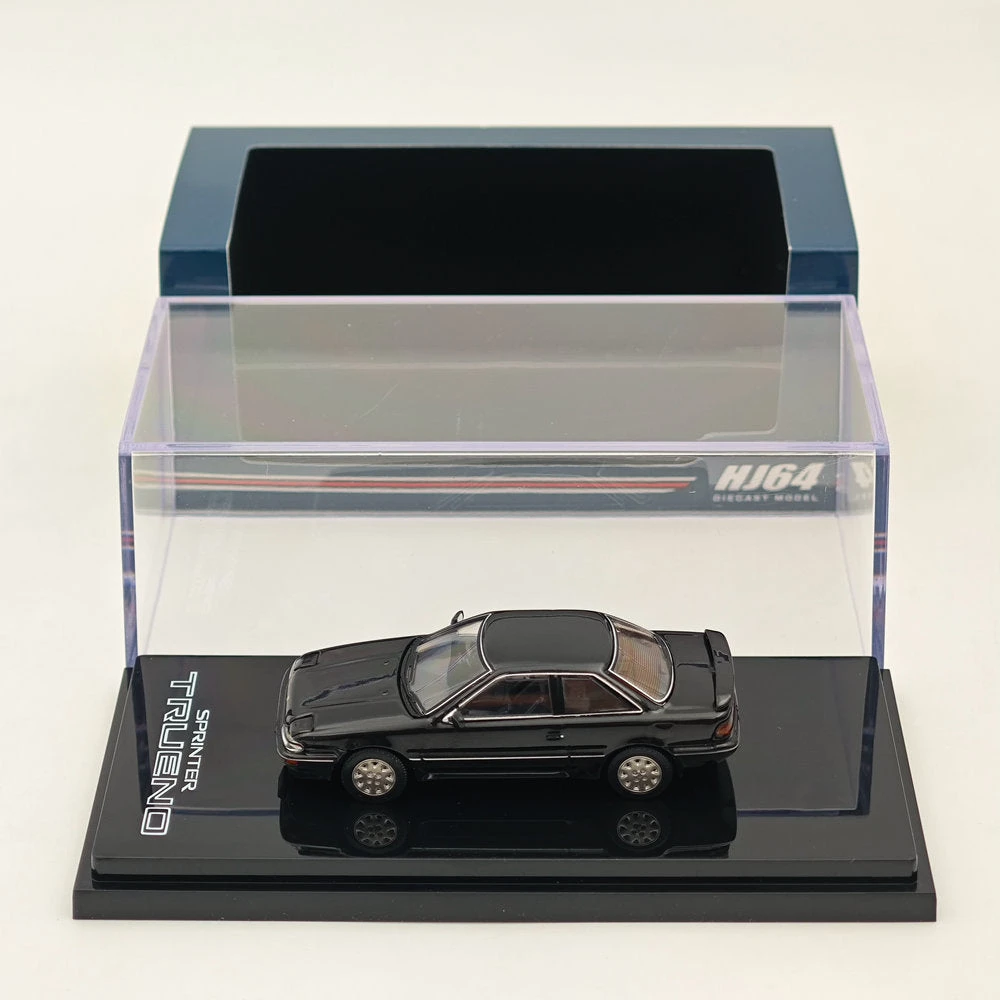 1/64 Hobby Japan Toyota SPRINTER TRUENO GT APEX AE92 Black Metallic Diecast 2 1/64 Hobby Japan Toyota SPRINTER TRUENO GT APEX AE92 Black Metallic Diecast - Image 2