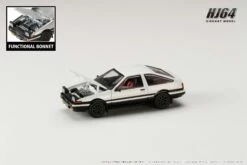 Hobby Japan 1:64 Toyota Sprinter Trueno GT Apex (AE86) Custom Version In White / Black