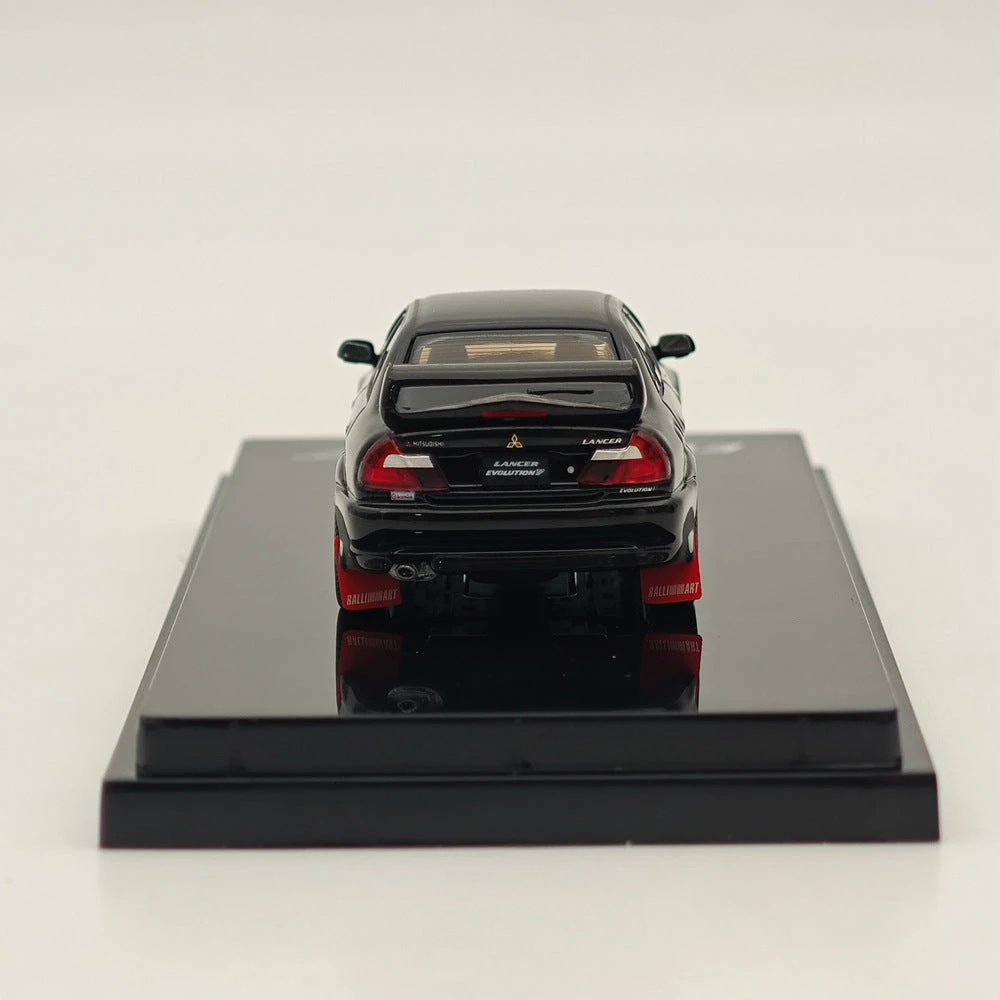 Hobby Japan 1/64 Mitsubishi Lancer GSR Evolution V (CP9A)1998 HJ642032ABK Black 6 Hobby Japan 1/64 Mitsubishi Lancer GSR Evolution V (CP9A)1998 HJ642032ABK Black - Image 6