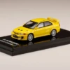 1/64 Hobby Japan MITSUBISHI LANCER GSR EVOLUTION 5 (CP9A) DANDELION YELLOW