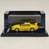 Hobby Japan 1/64 Toyota SUPRA RZ JZA80 GENUINE CUSTOMIZED VER With ActiveSpoiler Yellow HJ643042Y Diecast Models Car Collection