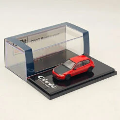 1/64 Hobby Japan Honda Civic (EG6) Customized Version With Engine Display Red Diecast Car Limited Collection Auto Toys Gift