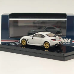 Hobby Japan 1:64 SUBARU BRZ STI Performance Crystal White Pearl With Stripe HJ642047SW Diecast Models Car Collection -Horizone 5792024742ffdd2f4102ab8b237a4048