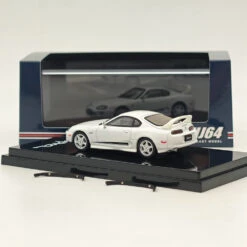 Hobby Japan 1/64 Toyota SUPRA RZ JZA80 GENUINE CUSTOMIZED VER With ActiveSpoiler White HJ643042W Diecast Models Car Collection -Horizone 5b84270ef3168ec5dc466bface549b32