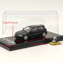 Hobby Japan 1/64 Honda CIVIC (EG6) Sir-S With Engine Display Model Granada Black(P) HJ641017SBK Diecast Models Car Collection -Horizone 639556517f525a47fc0f05e71093542a