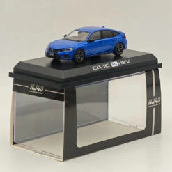 Hobby Japan 1/43 Honda CIVIC(FL4) E:HEV Plemium Crystal Blue Metallic HJ433003BL