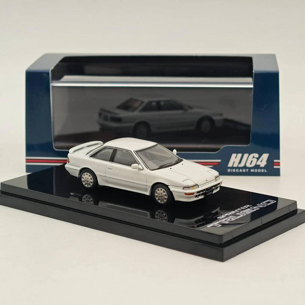1/64 Hobby Japan Toyota SPRINTER TRUENO GT APEX AE92 Super White II Diecast 5 1/64 Hobby Japan Toyota SPRINTER TRUENO GT APEX AE92 Super White II Diecast - Image 5