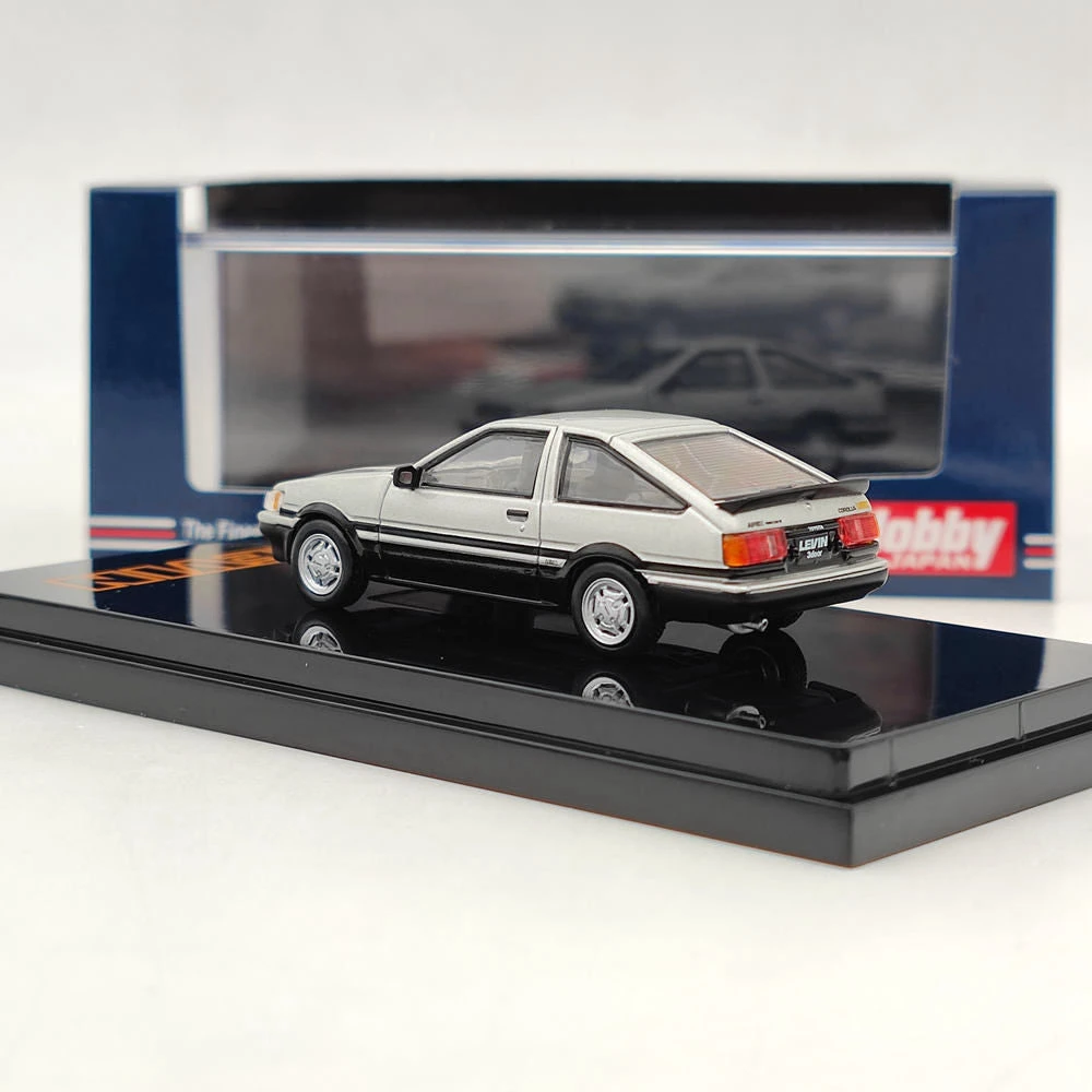 1/64 Hobby Japan TOYOTA COROLLA LEVIN AE86 3Door GT APEX 1983 Silver HJ641037ASK Diecast Model Toys Car Limited Collection Gift 3 1/64 Hobby Japan TOYOTA COROLLA LEVIN AE86 3Door GT APEX 1983 Silver HJ641037ASK Diecast Model Toys Car Limited Collection Gift - Image 3