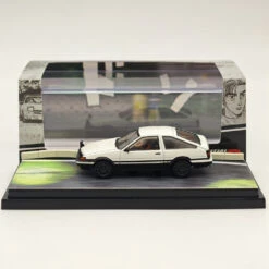 Hobby Japan 1/64 Toyota SPRINTER TRUENO GT APEX AE86 White INITIAL D HJ643008DB Diecast Model Car Limited Collection