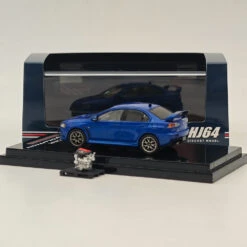 Hobby Japan 1/64 Mitsubishi Lancer Evolution X Final Edition W/Engine Display Model Lightning Blue Mica HJ642053ABL Diecast Model Car Limited Collection -Horizone 6e7ef4d9a74e11e1b6e1be95aa52fbbe