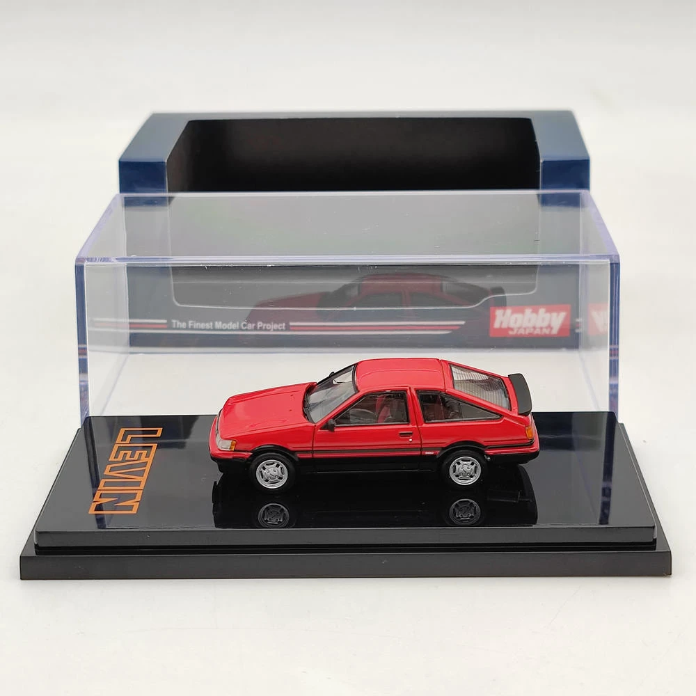 1/64 Hobby Japan TOYOTA COROLLA LEVIN AE86 3Door GT APEX 1983 Red HJ641037ARK Diecast Model Toys Car Limited Collection 1 1/64 Hobby Japan TOYOTA COROLLA LEVIN AE86 3Door GT APEX 1983 Red HJ641037ARK Diecast Model Toys Car Limited Collection