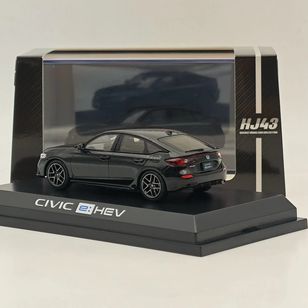 Hobby Japan 1/43 Honda CIVIC (FL4) E:HEV Crystal Black Pearl HJ433003BK Diecast Model Car Limited Collection 4 Hobby Japan 1/43 Honda CIVIC (FL4) E:HEV Crystal Black Pearl HJ433003BK Diecast Model Car Limited Collection - Image 4