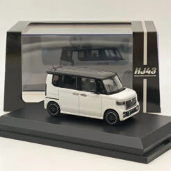 1/43 Hobby Japan Honda N-BOX Custom Platinum White Pearl & Black HJ431006WP -Horizone 7ae24e077c5ce19354f1eb2680d2a4f5
