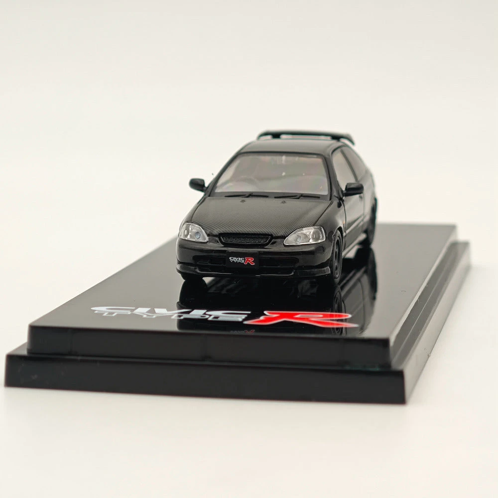 Hobby Japan 1/64 Honda Civic Type-R (EK9) Custom With Engine Diecast Car Limited Collection Auto Toys Gift Black 5 Hobby Japan 1/64 Honda Civic Type-R (EK9) Custom With Engine Diecast Car Limited Collection Auto Toys Gift Black - Image 5