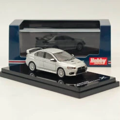 Hobby Japan 1/64 Mitsubishi Lancer Evolution X Cool Silver Metallic HJ641053AS Diecast Model Car -Horizone 8384099f07a615f6e5e6f3be52941d90