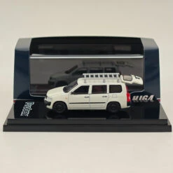 1/64 Hobby Japan Toyota PROBOX Customized Ver. With ROOF CARRIER White HJ642062W