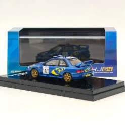 1/64 Hobby Japan SUBARU IMPREZA WRC 1997 #4 TOUR DE CORSE Blue Diecast Models -Horizone 8f7fa8c91d829c5a18a5bc32773212cc