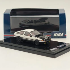 Hobby Japan 1/64 Toyota SPRINTER TRUENO GT APEX(AE86) JDM Style With CARBON BONNET White HJ641052BWB Diecast Model Car -Horizone 902f1e96bd4625a6a2da8c0fc19c37de