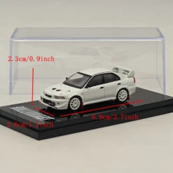 Hobby Japan 1/64 Mitsubishi Lancer RS Evolution VI HJ643033BW White Diecast -Horizone 988c46f221d88764190530cf878645d2