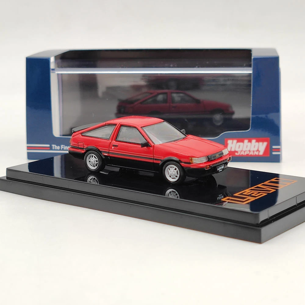 1/64 Hobby Japan TOYOTA COROLLA LEVIN AE86 3Door GT APEX 1983 Red HJ641037ARK Diecast Model Toys Car Limited Collection 2 1/64 Hobby Japan TOYOTA COROLLA LEVIN AE86 3Door GT APEX 1983 Red HJ641037ARK Diecast Model Toys Car Limited Collection - Image 2