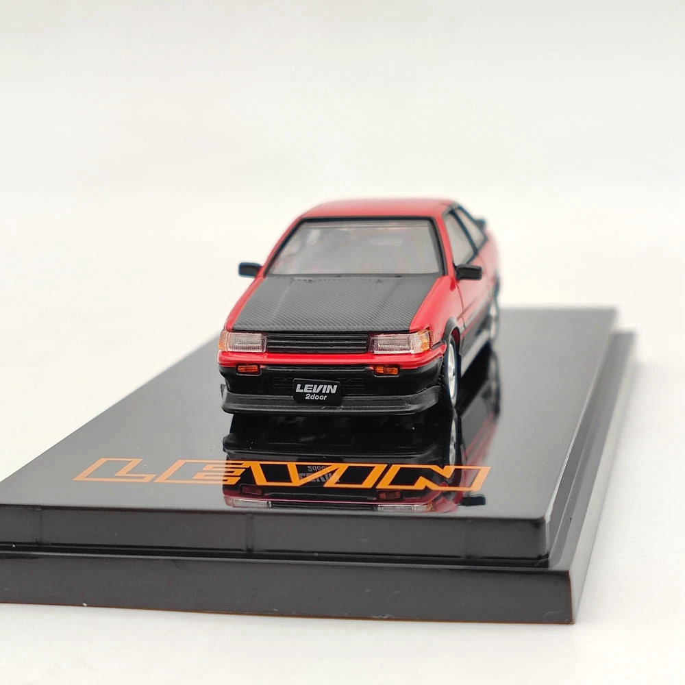 1/64 Hobby Japan TOYOTA COROLLA LEVIN AE86 2 Door TOM'S IGETA WHEEL HJ641035TRK Diecast Model Toys Car Limited Collection Gift 4 1/64 Hobby Japan TOYOTA COROLLA LEVIN AE86 2 Door TOM'S IGETA WHEEL HJ641035TRK Diecast Model Toys Car Limited Collection Gift - Image 4