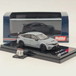 Hobby Japan 1:64 Honda CIVIC TYPE R (FL5) With Engine Display Model Sonic Gray Pearl HJ641063GM Diecast Models Car Collection -Horizone 9ec039e6219e50706a707a8a9ed3c151