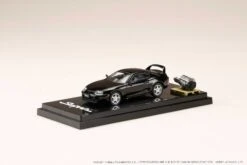 Hobby Japan 1:64 Toyota Supra RZ (A80) In Black With Engine Display Model