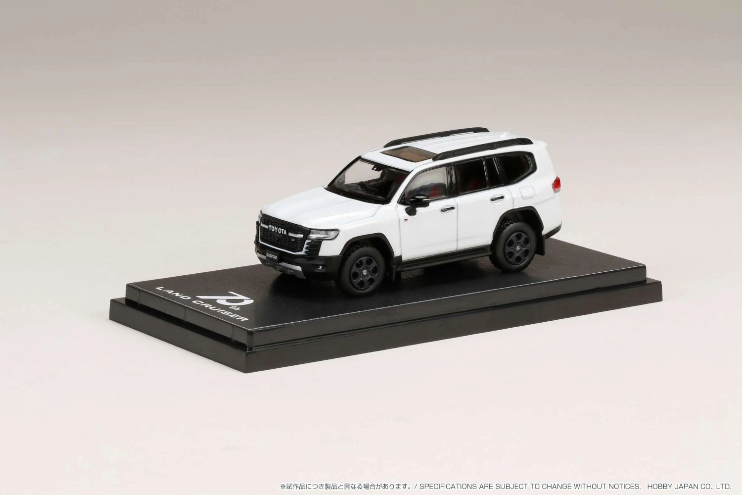 Hobby Japan 1:64 Toyota Land Cruiser (JA300W) GR Sport In Pearl White 1 Hobby Japan 1:64 Toyota Land Cruiser (JA300W) GR Sport In Pearl White
