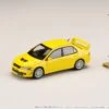 Hobby Japan 1:64 Mitsubishi Lancer GSR EVO 7 In Dandelion Yellow With Engine Display