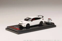 Hobby Japan 1:64 Honda Civic Type-R (FL5) With Engine Display Model In Championship White