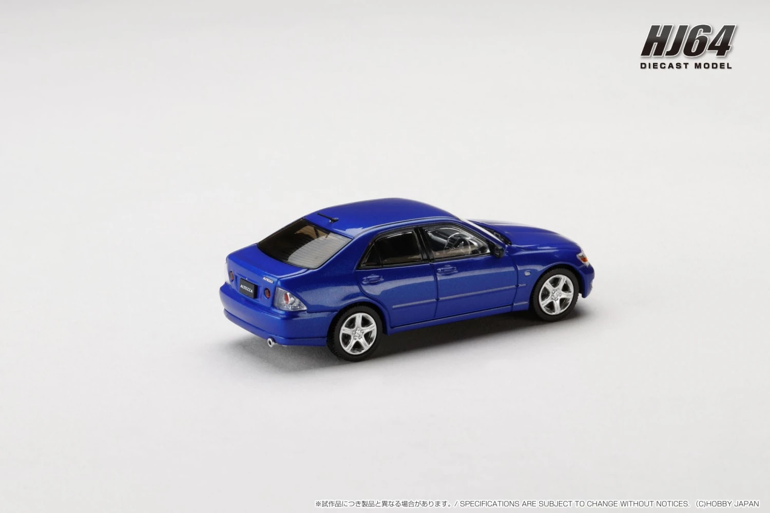 *PREORDER* Hobby Japan 1:64 Toyota ALTEZZA RS200 (E10) 1998 In Blue Mica 2 *PREORDER* Hobby Japan 1:64 Toyota ALTEZZA RS200 (E10) 1998 In Blue Mica - Image 2