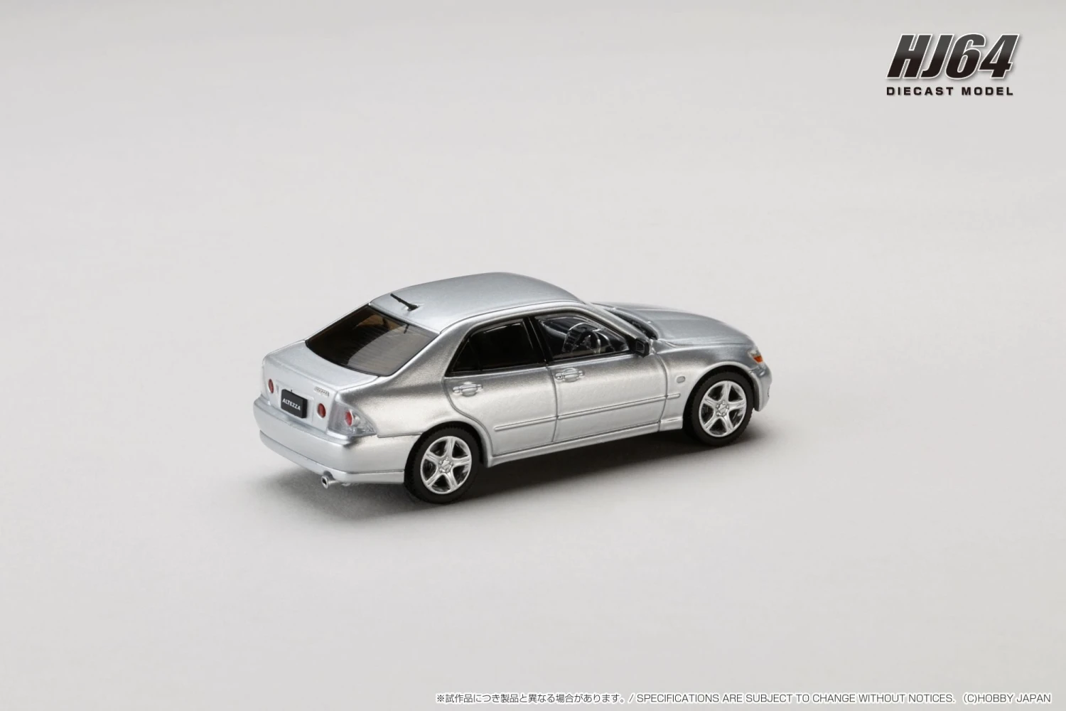*PREORDER* Hobby Japan 1:64 Toyota ALTEZZA RS200 (E10) 1998 In Silver Metallic 2 *PREORDER* Hobby Japan 1:64 Toyota ALTEZZA RS200 (E10) 1998 In Silver Metallic - Image 2